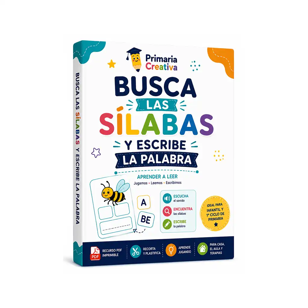 Tarjetas de sílabas para formar palabras - Primaria Creativa